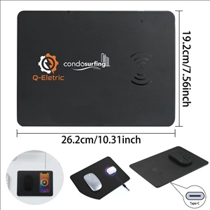 2-In-1 Mouse Pad With 15W Wireless Charger